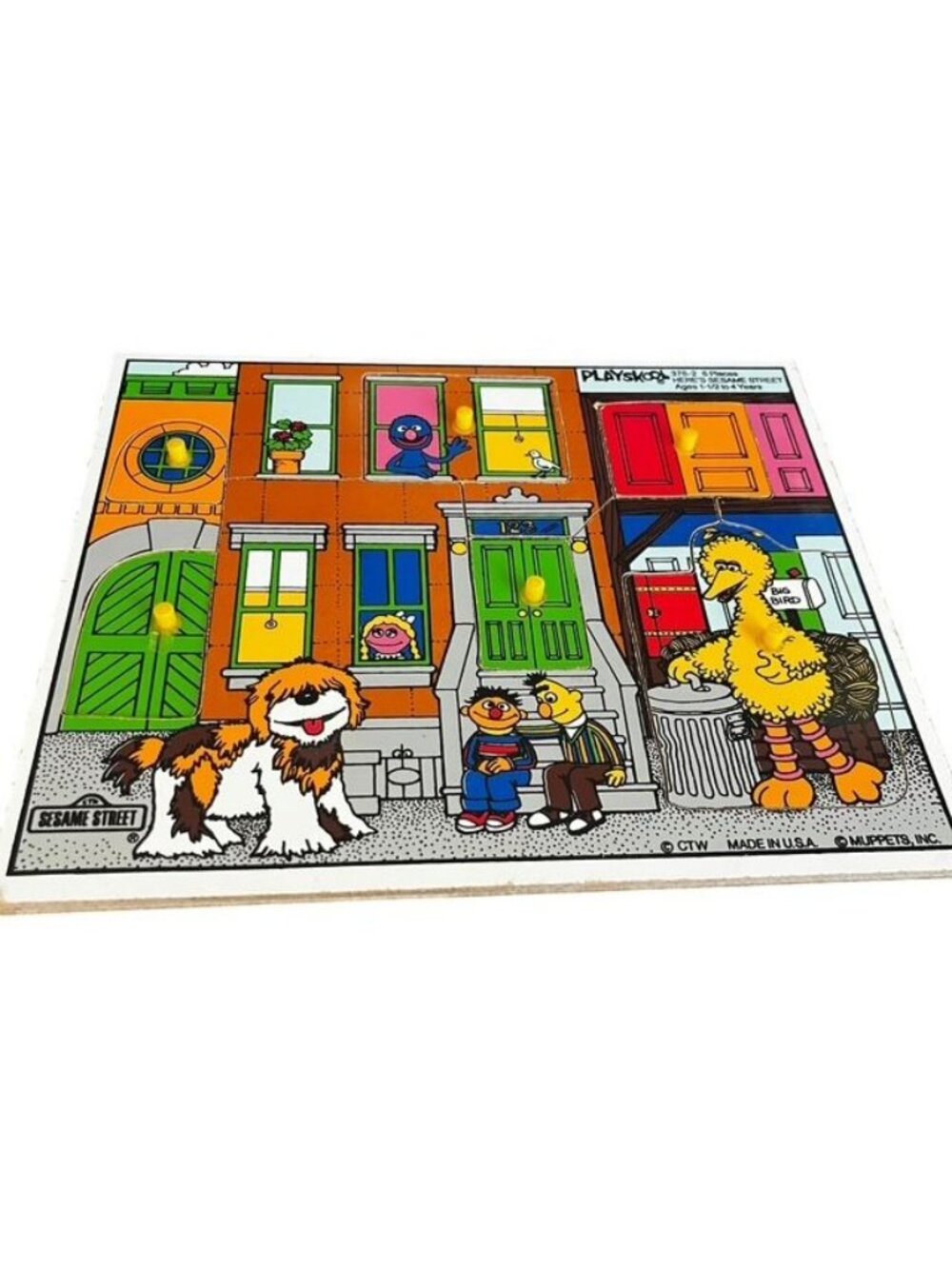 Playskool Here's Sesame Street Wooden Puzzle